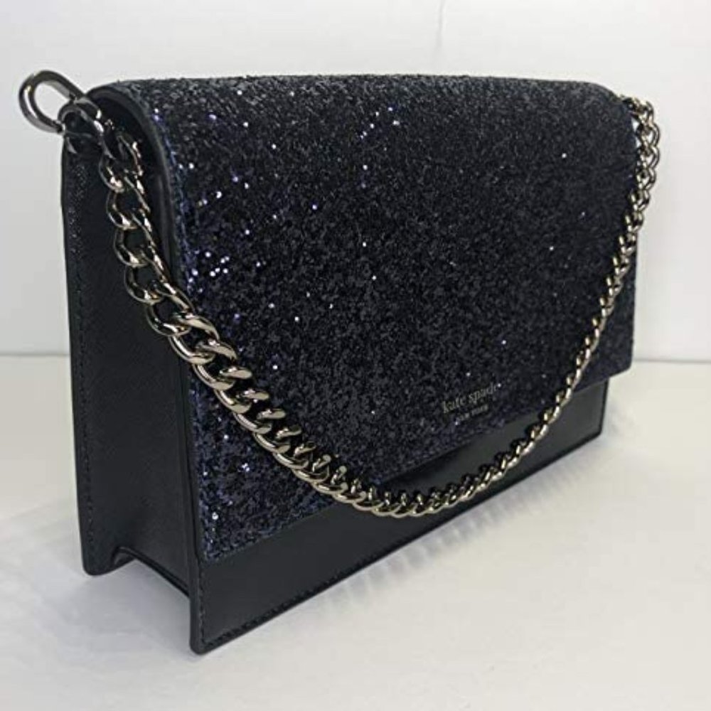 ♠️ Kate Spade Cameron Glitter Crossbody Bag NWT - Picture 3 of 11